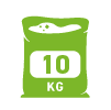 10kg pre-packed bags_green
